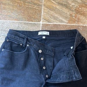 Abercrombie & Fitch The Dad High Rise jean size 31/12s Curve style
